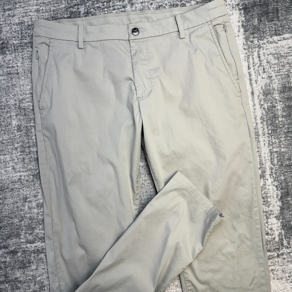 Birddogs Pants Mens 36x36‎ (35x34) Gray Unlined Performance Broomstick Commute
